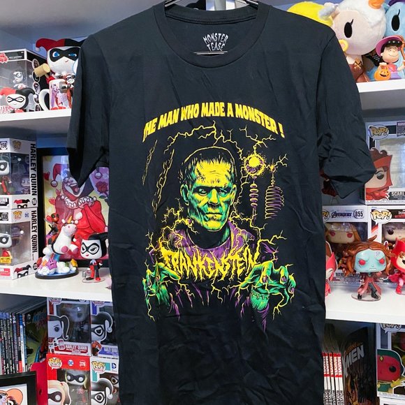 Monster Tease Universal Monster Frankenstein horror tee shirt unisex small - Picture 3 of 6